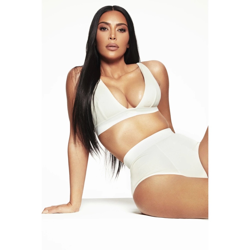 NWOT Skims Everybody Cotton Plunge bralette size Large 🤩